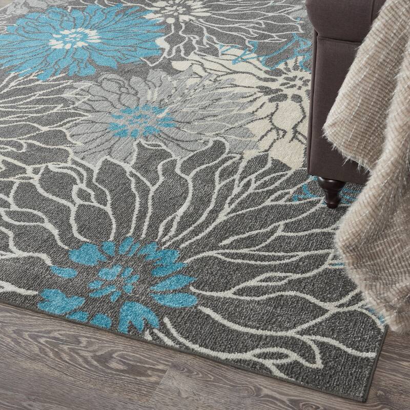 Nourison Passion Abstract Modern Floral Area Rug