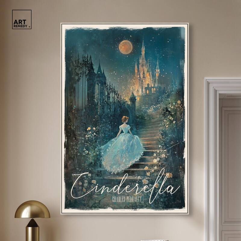 Classic Cinderella Canvas by Art Remedy