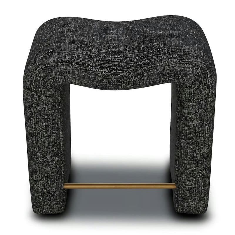 Poly & Bark Faro 23.5" Counter Stool in Ebony Black - Black