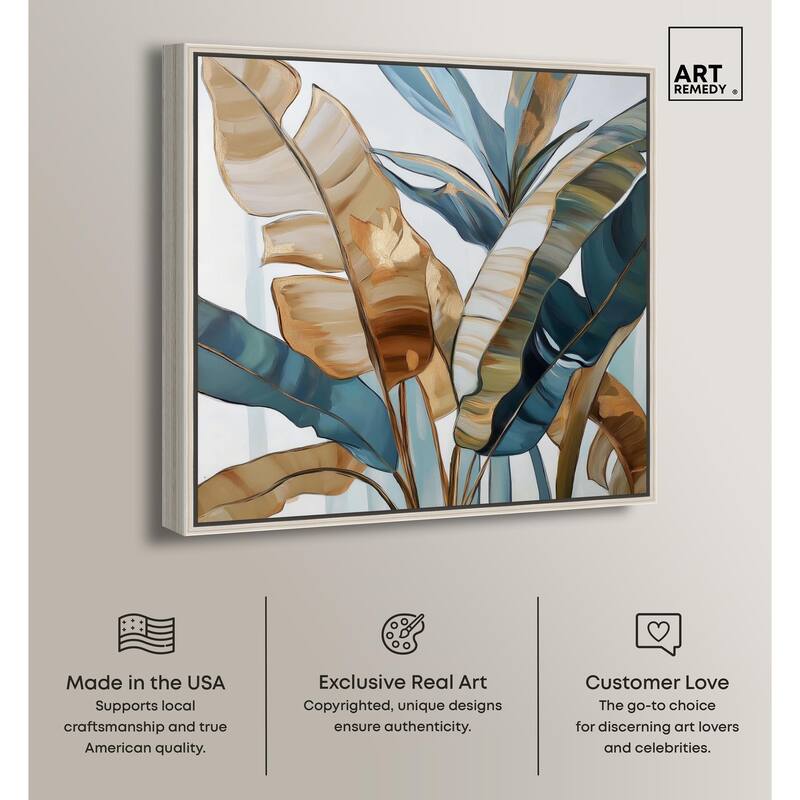 Paradise Fronds II Canvas by Art Remedy