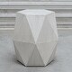 preview thumbnail 4 of 5, Sunburst Top Geometric Side Accent Table - 18" - White