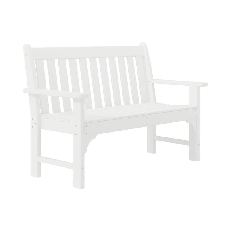 Laguna Outdoor Patio 5-Piece Porch Bench & Rocking Chair Conversation Set