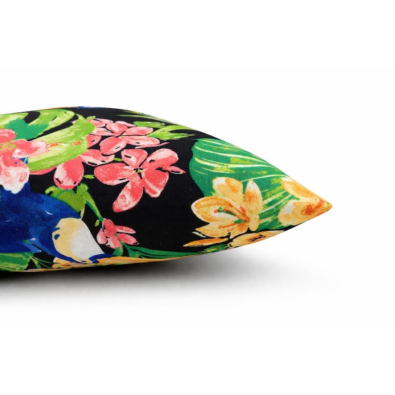 2 Pack Outdoor Throw Pillows, Waterproof & Fade-Resistant Patio Cushions -Soft & Comfortable Decorative Pillow Covers (18x18")