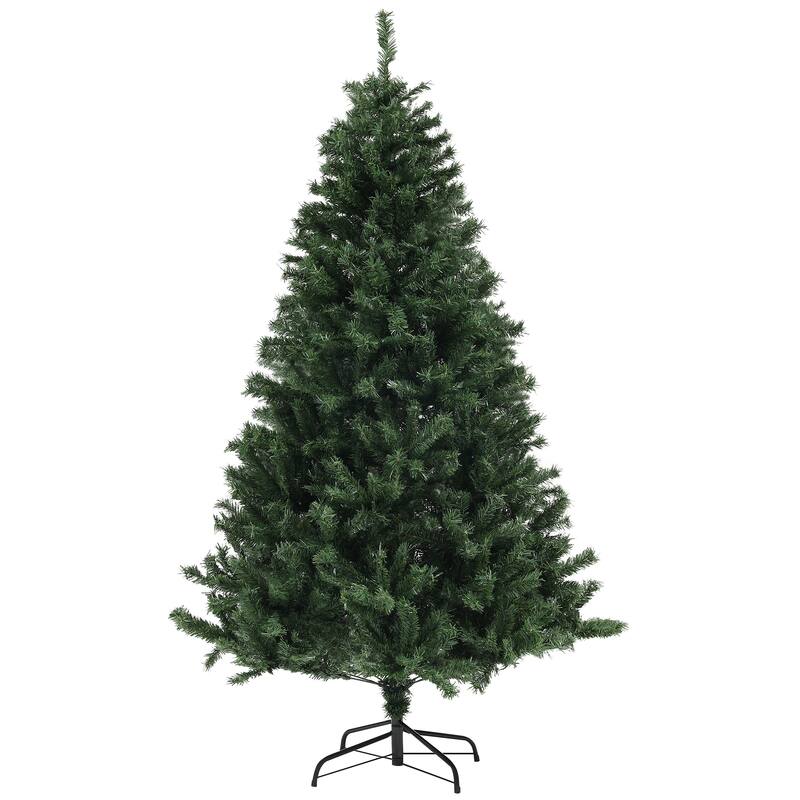 Pre-Lit 6ft/7.5ft/9ft Artificial Christmas Tree with Realistic PVC Needles and Easy Setup, Ideal for Holiday Decor