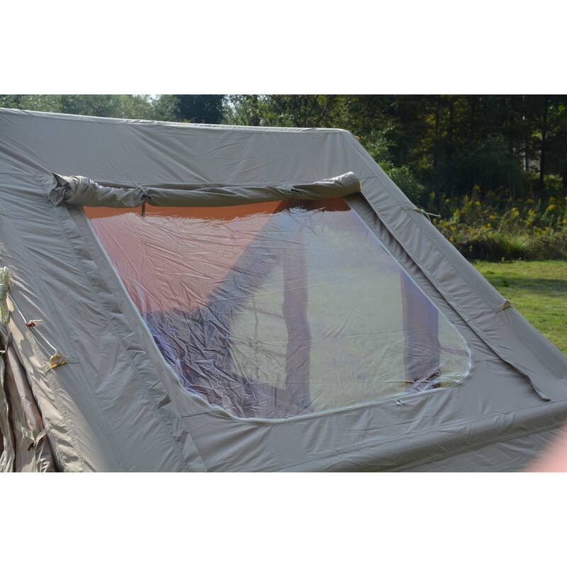 Inflatable Camping Tent Easy Setup 4 Season Glamping Tent with High Performance Inflatable Structure 4-6 Persons Waterproof
