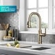 preview thumbnail 127 of 147, Kraus 2-Function 1-Handle 1-Hole Pulldown Sprayer Brass Kitchen Faucet