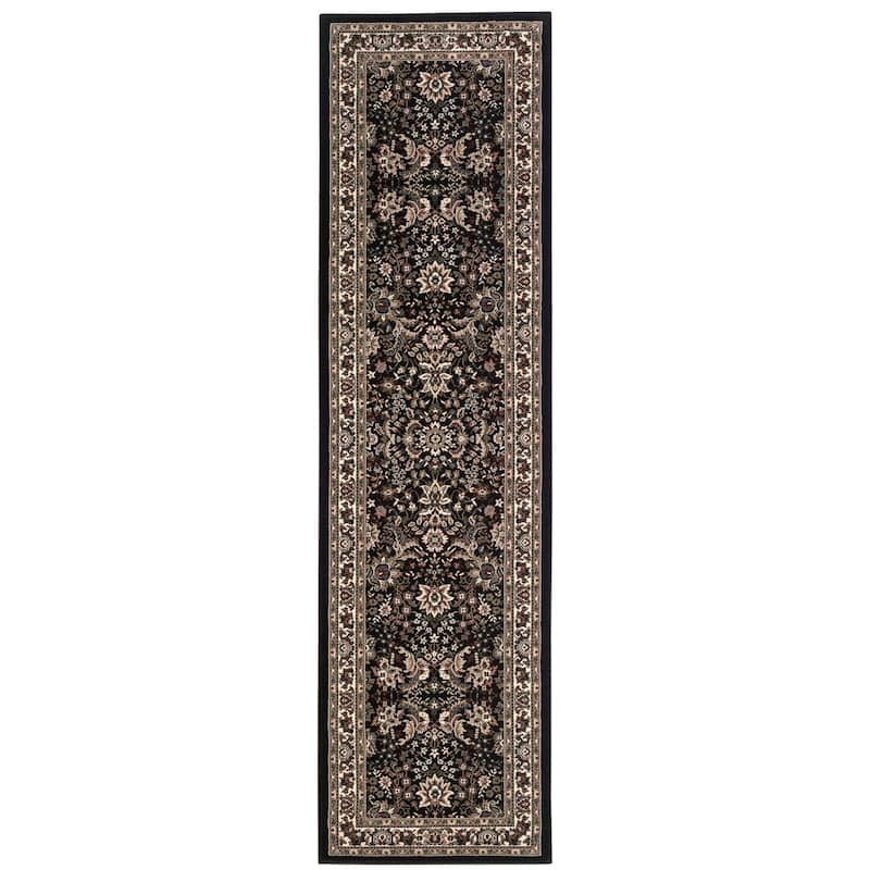 HomeRoots Oriental Traditional Runner Area Rug
