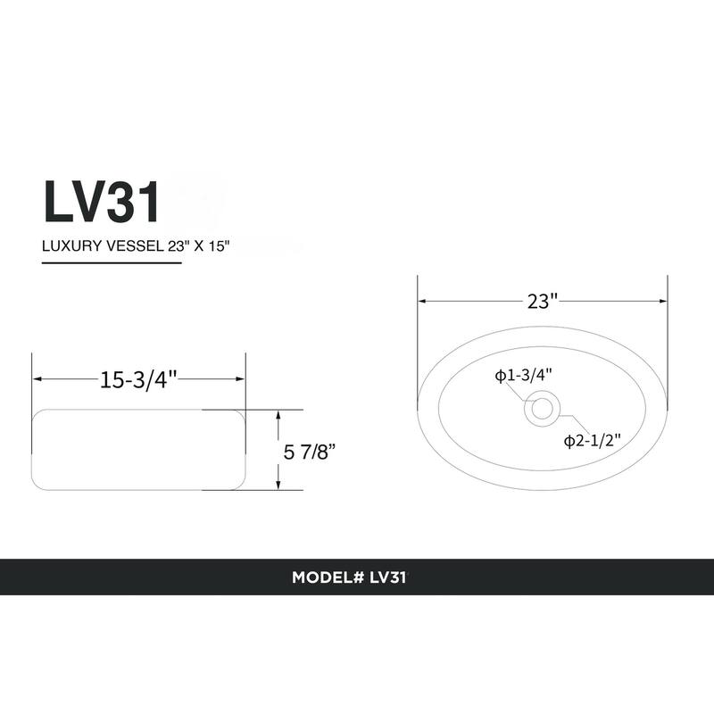 Luxury Modern Vessel Bathroom Sink