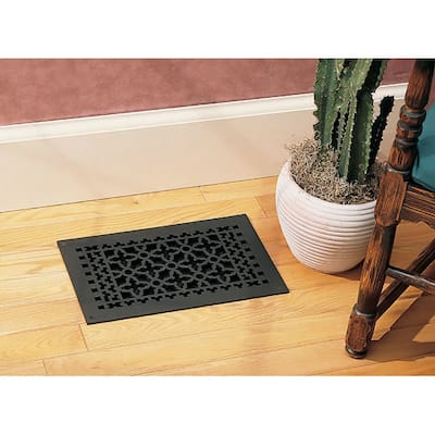 Reggio Registers Scroll Series 8" x 14" Grille with Mounting Holes