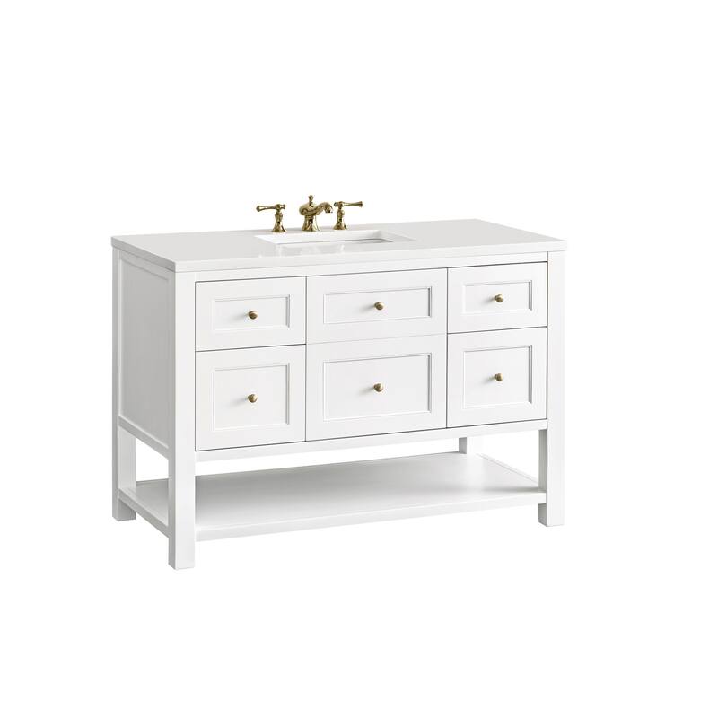 James Martin Vanities 330-V48-3WZ Breckenridge 48" Free Standing - Bright White