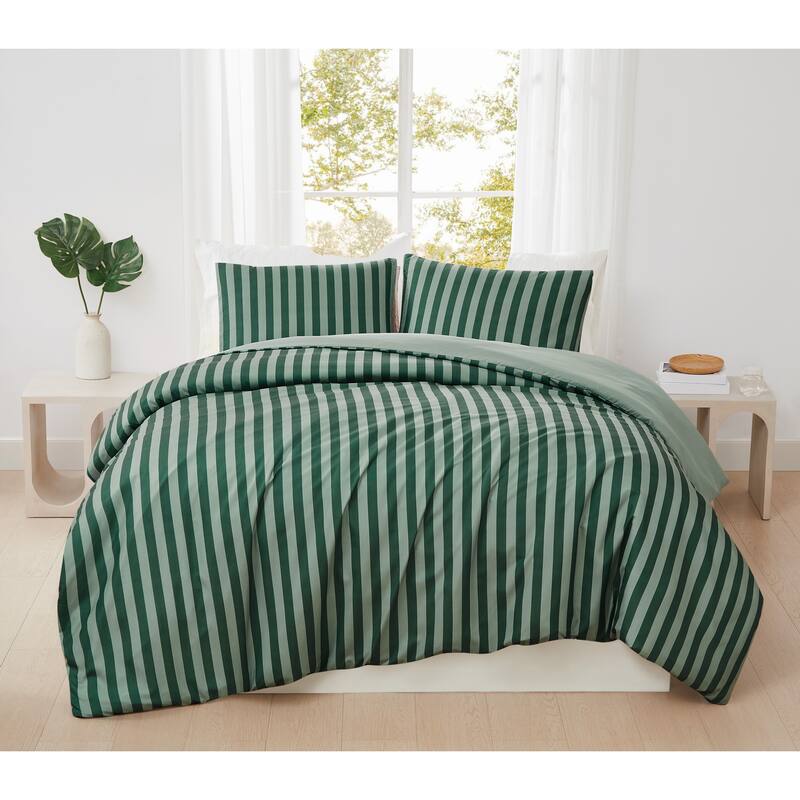Truly Soft Weston Stripe 3 Piece Comforter Set