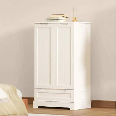Kitchen Pantry Storage Cabinet, Freestanding Storage with Shelves and 1 Drawer