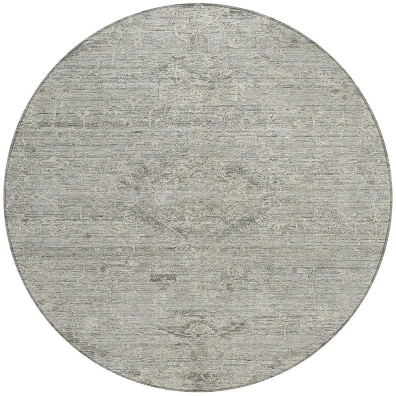 HomeRoots Floral Traditional Rectangle Outdoor Rug