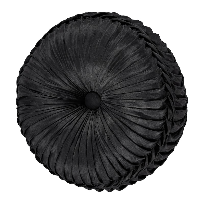 J. Queen New York Melina Tufted Round Decorative Throw Pillow