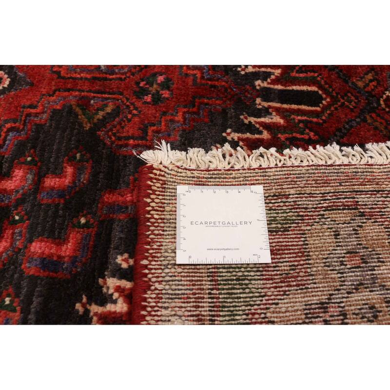 ECARPETGALLERY Hand-knotted Andelz Red Wool Rug - 4'5 x 7'7