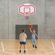 preview thumbnail 4 of 9, Costway Large Wall Mounted Basketball Hoop with 36" x 24" - See Details