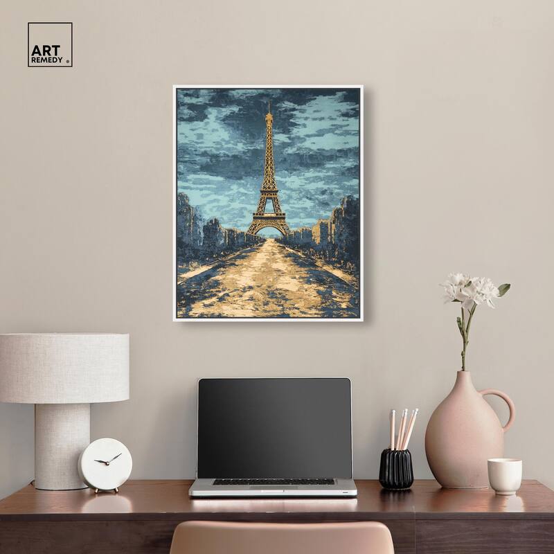 Textured Paris Embroidery Canvas by Art Remedy