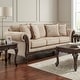 preview thumbnail 3 of 30, Hernen Carved Wood Frame 5-Piece Living Room Set