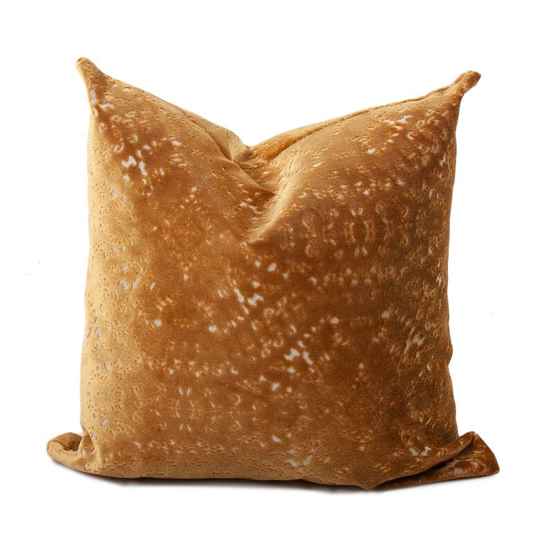 Allan Andrews 24 in. x 24 in. Pillow Pisani Gold - Down Insert