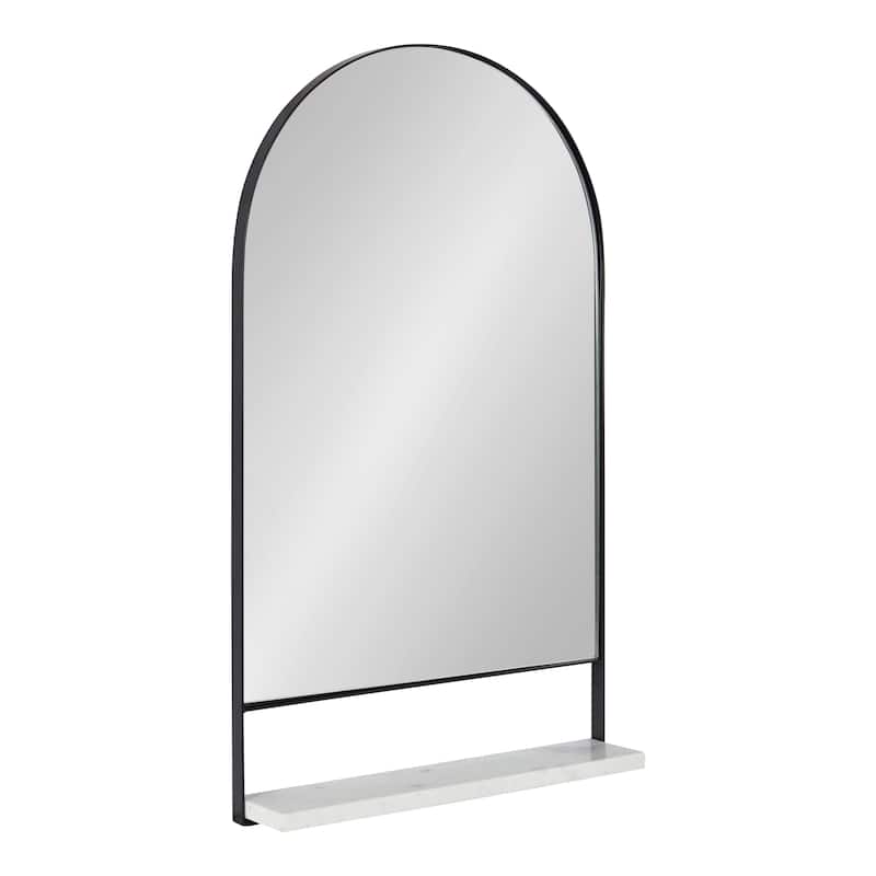 Kate and Laurel Chadwin Wall Mirror with Shelf