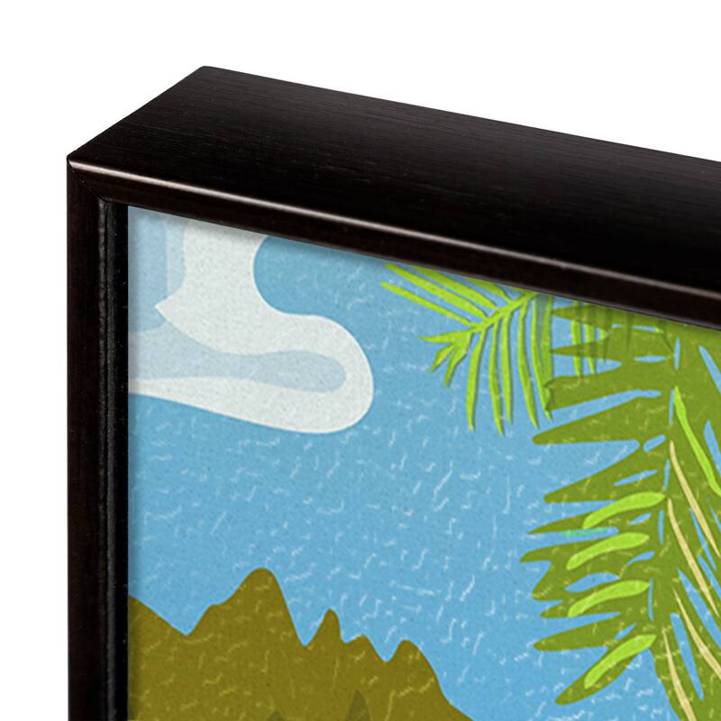 Hawaii Go USA by Mercana Studio a Hand Embellished Framed Art Print Series