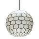 preview thumbnail 30 of 56, Capiz Honeycomb Globe Pendant Light