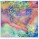 preview thumbnail 1 of 4, SAFAVIEH Paint Brush Machine Washable Slip Resistant Crisalida Rug 6'7" Square - Blue/Coral - Square