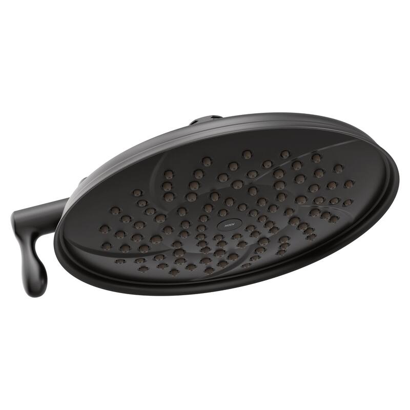 Moen Isabel 9 3/16" Multi Function Rainshower Shower Head - Matte Black