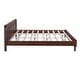 preview thumbnail 99 of 103, Rustic Pine Wood Bed Frame Low-Profile Platform Bed with Panel Headboard Solid Wood Slat Support and Extra Wide Thickened Legs