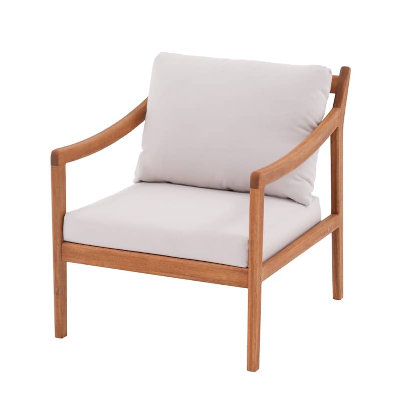 Outdoor Single Solid Wooden Chair