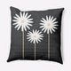 preview thumbnail 1 of 1, Floral Print Indoor/Outdoor Throw Pillow Pepper - 16" x 16"
