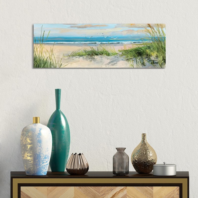 iCanvas "Catching The Wind II" by Sally Swatland Canvas Print - 12x36x1.5