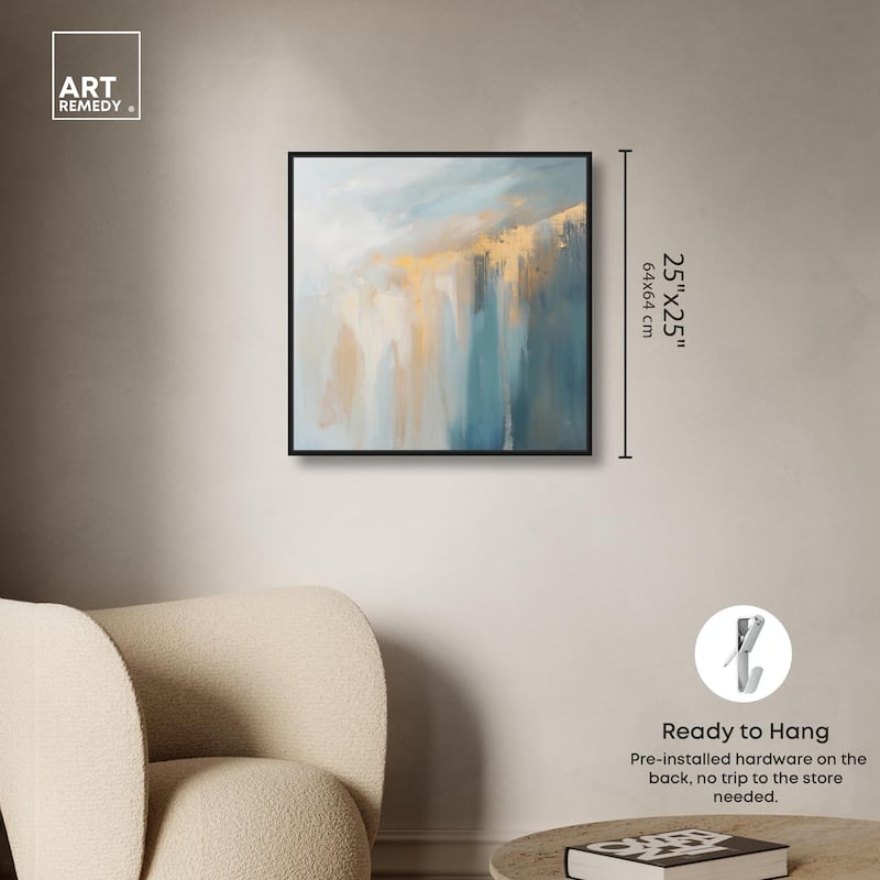 Golden Tears I Canvas by Art Remedy