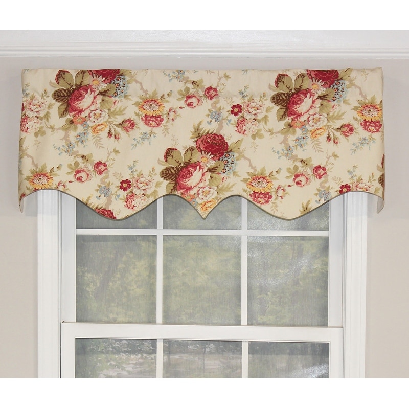RLF Home Quality Norfolk Regal Valance Cream - 50x17