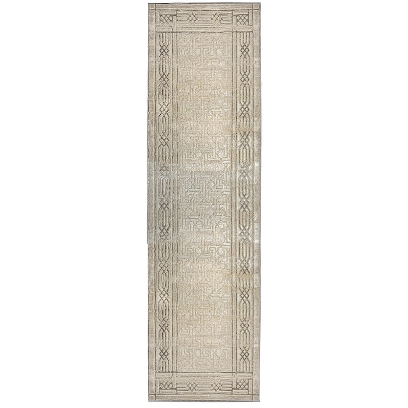 Admire Home Living Sognatore 1231 Transitional Bordered Area Rug