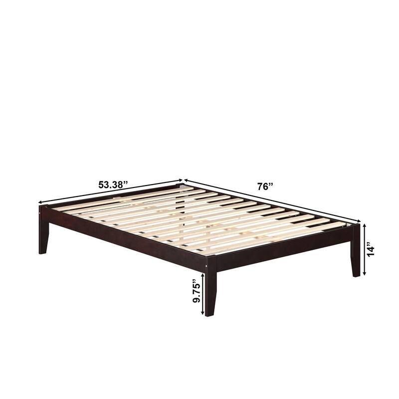 Colorado Full Platform Bed in Espresso