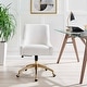 preview thumbnail 22 of 40, Discern Performance Velvet Office Chair White