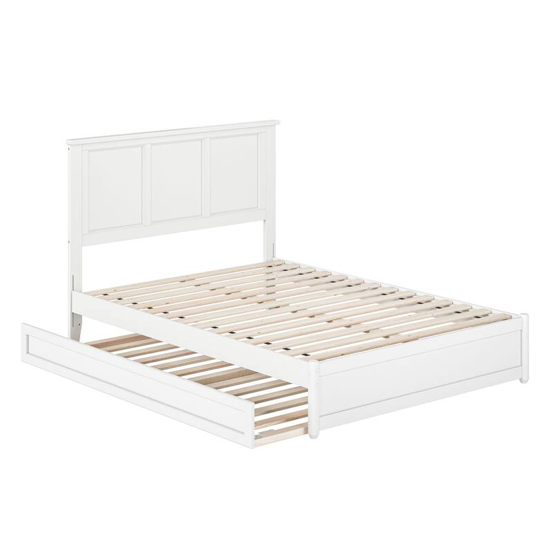 Felicity Platform Bed with Panel Footboard and Twin Trundle