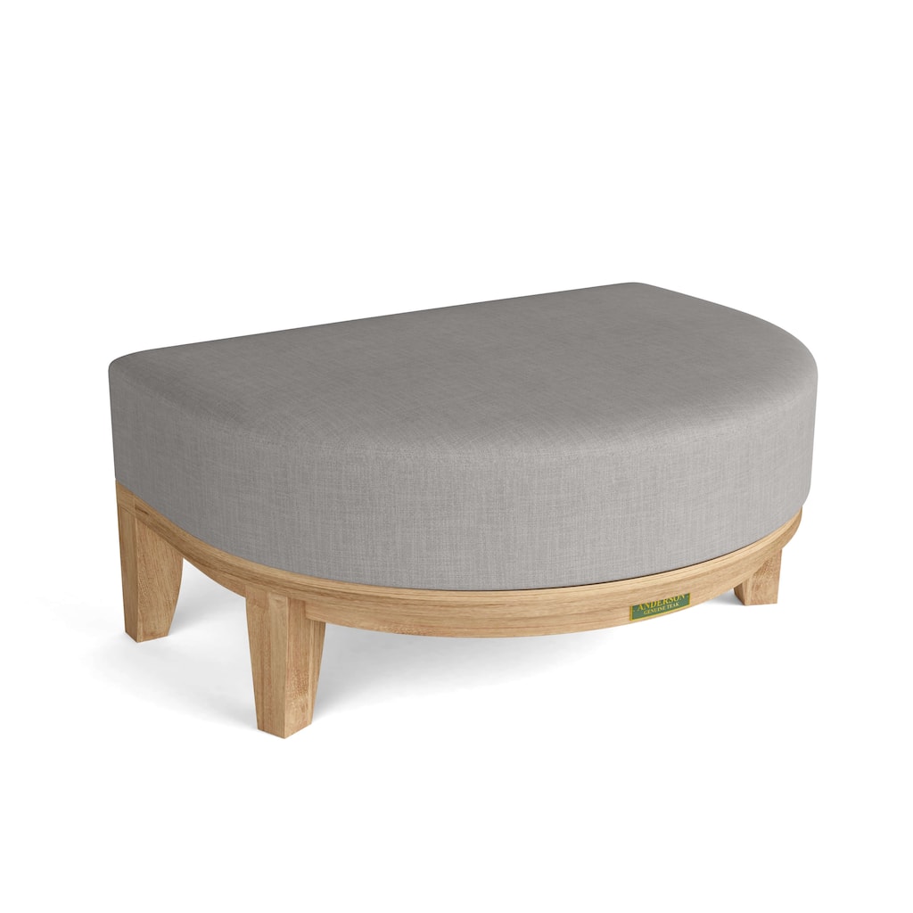Coronado Sunbrella & Teak Outdoor Ottoman.