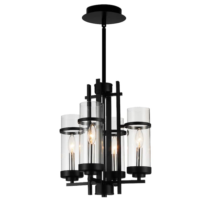Sierra 4 Light Up Mini Pendant With Black Finish - Black