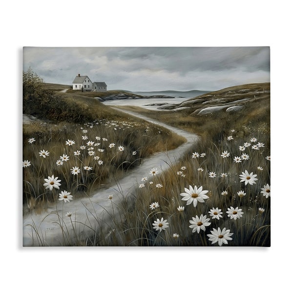 Stupell Serene Coastal Cottage Path Canvas Wall Art Design By Imagine ...