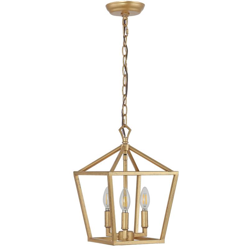 Marion Lantern Metal LED Pendant, by JONATHAN Y