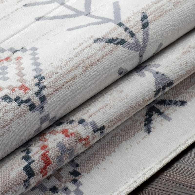 Modern Geometric Southwestern Indoor Area Rug by Superior