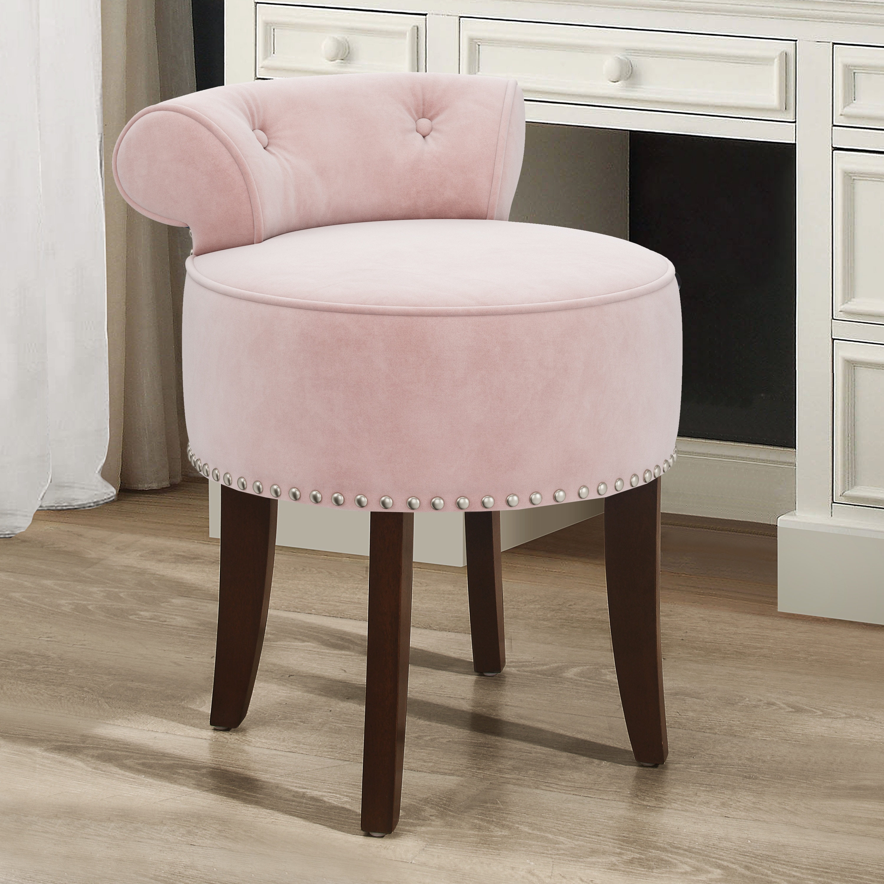 Hillsdale Furniture Lena Wood Vanity Stool Bed Bath Beyond 28602487