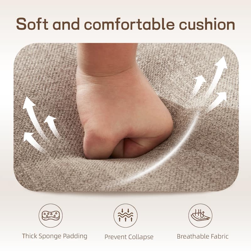 HUIMO Multi-Functional Solid Wood Bench with Storage Shelves 46in/39in/31in