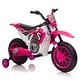 preview thumbnail 33 of 47, 12V Kids Motorcycle Ride-On with Durable Build, Training Wheels, and Comfortable Seating for Ages 3-6