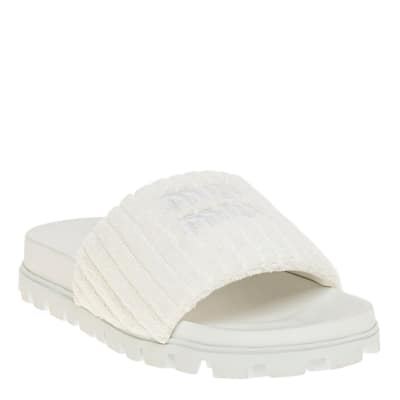 Miu Miu Terry Cloth Slides