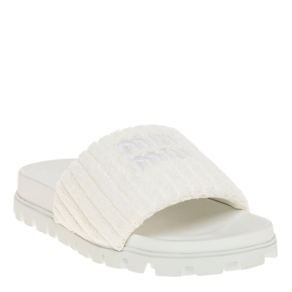 Miu Miu Terry Cloth Slides