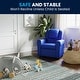preview thumbnail 21 of 189, Contemporary Kids Recliner with Cup Holder and Headrest - 24"W x 21.5" - 36.5"D x 27"H