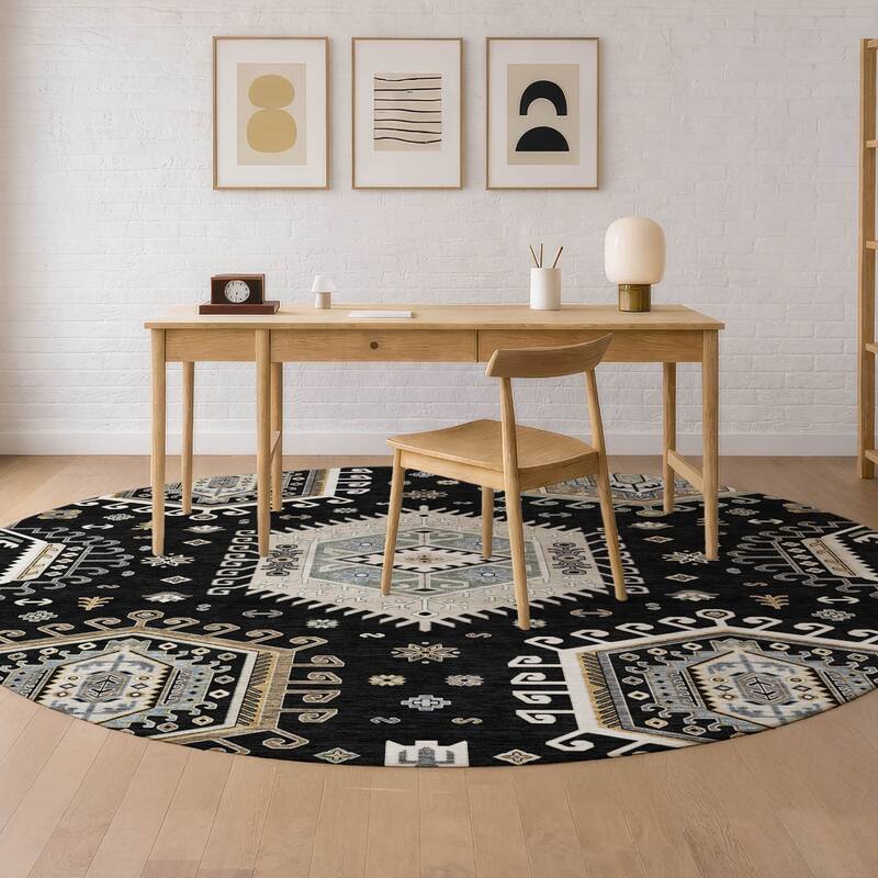 Machine Washable Indoor/ Outdoor Global Akron Chantille Rug